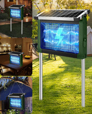 PhatroyYee front view of bug zapper showing light and grid for effective attraction