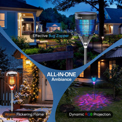 PhatroyYee in use on patio at night offering mosquito control and comfort