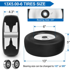 phepetroll close-up of smooth tread surface protecting turf and minimizing scuffs