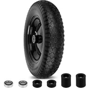 phepetroll front view assembled wheel shows universal fit and durability
