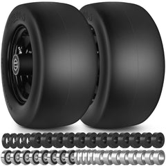 phepetroll front wheel assembly showing smooth tread and solid construction benefit: puncture-proof