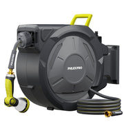PHLEX PRO front view of mounted reel showing compact storage benefit
