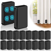 Phoncoo front view of 16 pairs heavy curtain weights showing packaging benefits