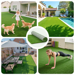 PICK FOR LIFE turf installed on patio delivering year-round greenery