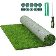 PICK FOR LIFE turf roll front view showing neat green lawn look benefit durability