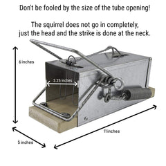 PIEGES OUELL TRAPS galvanized frame detail highlighting corrosion resistance and strength