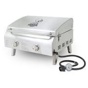 Pit Boss PB200P front stainless-steel body for lasting portability