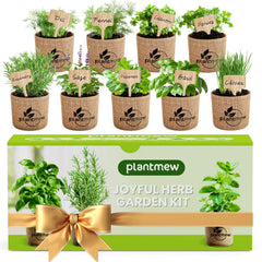 PLANTMEW front packaging showing full kit contents and gift-ready box benefit