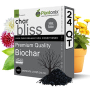 plantonix Char Bliss front packaging showing product and capacity benefits