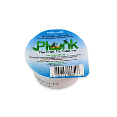 Plunk open top revealing bait contents and visible lure for fast capture