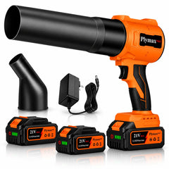 Plymax front view orange blower showing compact design and easy grip