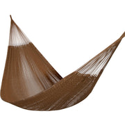 PNAEUT front view of handwoven Mayan hammock showing full spread and design, highlights roomy comfort