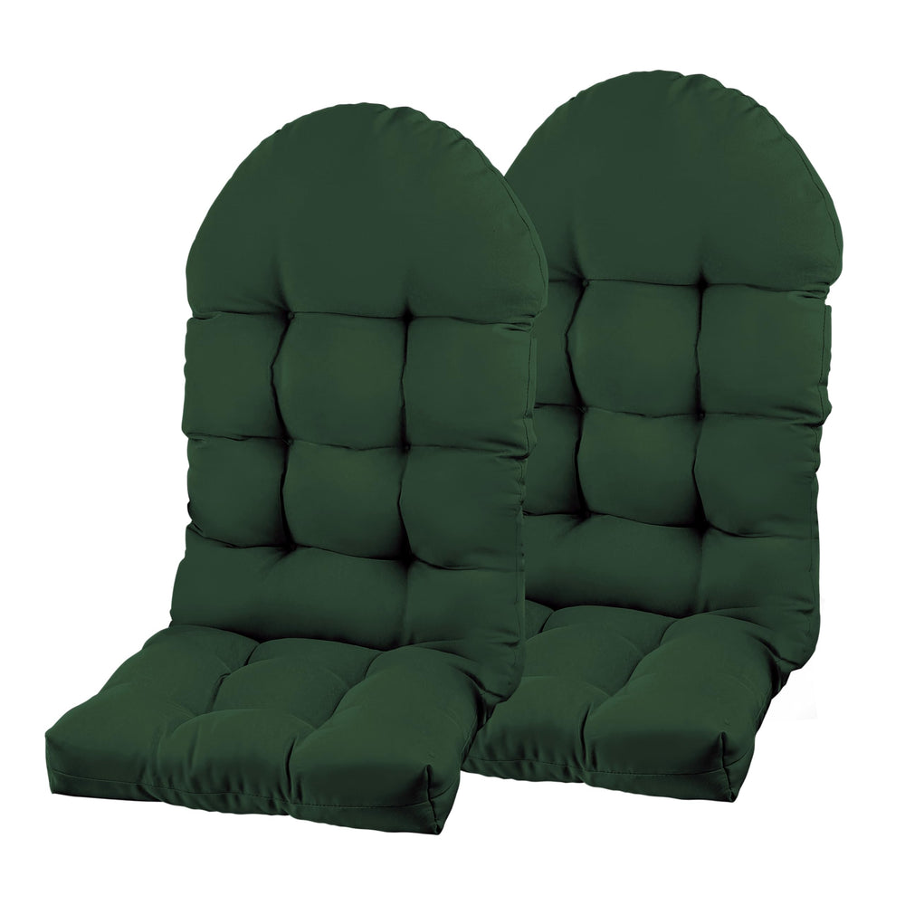 PNP HWJIAJU front view of dark green cushion set showing neat seam and shape for easy placement