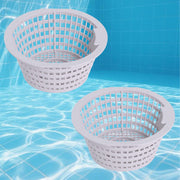 Podoy front view of 8928 skimmer basket showing fit and rim benefit