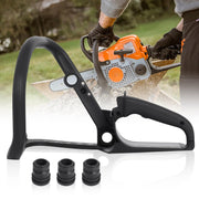 Podoy handle frame front view showing mounting points and improved control