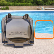 Podoy front view of SPX1600D cover lid showing clear inspection benefit