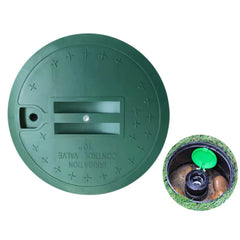 POFUIERKN front view of 10-inch green lid showing fit and durability