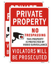 Poicrm front view on fence showing clear warning and immediate deterrent