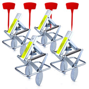 POlAFLEX front view of four-pack traps shows durable design and quick setup benefit