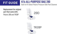 Polaris K16 installed in Polaris cleaner demonstrating correct fit and performance