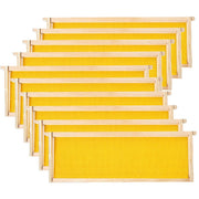 POLLIBEE front packaging showing ten medium frames and included foundations for quick setup