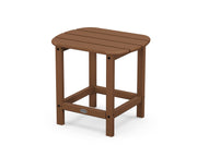 POLYWOOD front view of side table showing compact silhouette and stable base
