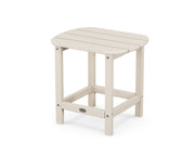 POLYWOOD front view of side table showing sand finish and stable base