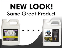 Pond Worx label close-up highlighting instructions and safe-use benefits