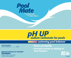 Pool Mate being poured around pool perimeter with pump running, promotes even distribution