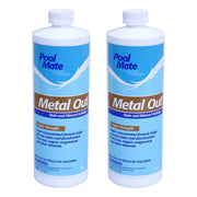 Pool Mate front label showing product name and uses for clear water