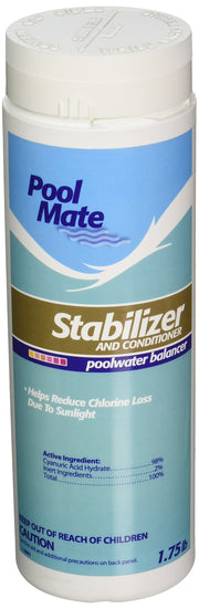 Pool Mate front packaging showing product and weight benefits