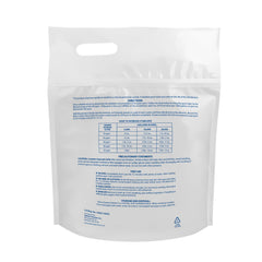 Pool Mate cyanuric acid granules close-up showing texture for quick dissolution