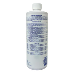 Pool Mate in use with pool circulation showing stain prevention benefit