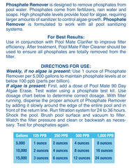 Pool Mate quart displayed beside measuring cup for accurate dosing and easy measurement