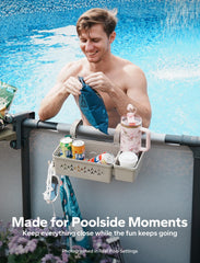 POOLHACKER detail of elastic beads improving clamp stability