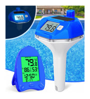PoolLeader front view showing large backlit display and readable numbers