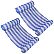 Poolmaster two-pack floats front view showing dual loungers and color