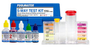 Poolmaster front packaging showing kit contents and benefits