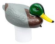 Poolmaster mallard front view showing playful design and durable finish