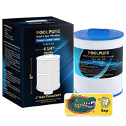 POOLPURE front view of PLF6CH-502 showing shape and handle, clear replacement