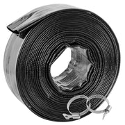 Poolvio front packaging and coiled hose showing durable construction and reliability