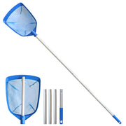 Poolvio front view showing net and pole, clear product identification and benefit