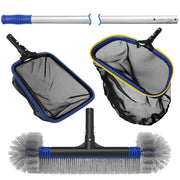 Poolvio kit front assembly showing all tools for quick cleaning