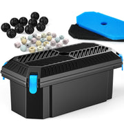 POPOSOAP filter box front view showing compact design and intake protection benefit