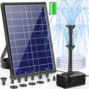 POPOSOAP solar panel and pump front view showing compact design and energy efficiency