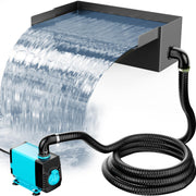 POPOSOAP front view of stainless spillway showing clean water flow benefit