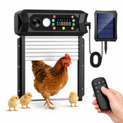 Porbi front view installed showing secure coop access benefit