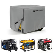 Porch Shield front view showing full generator coverage and protection