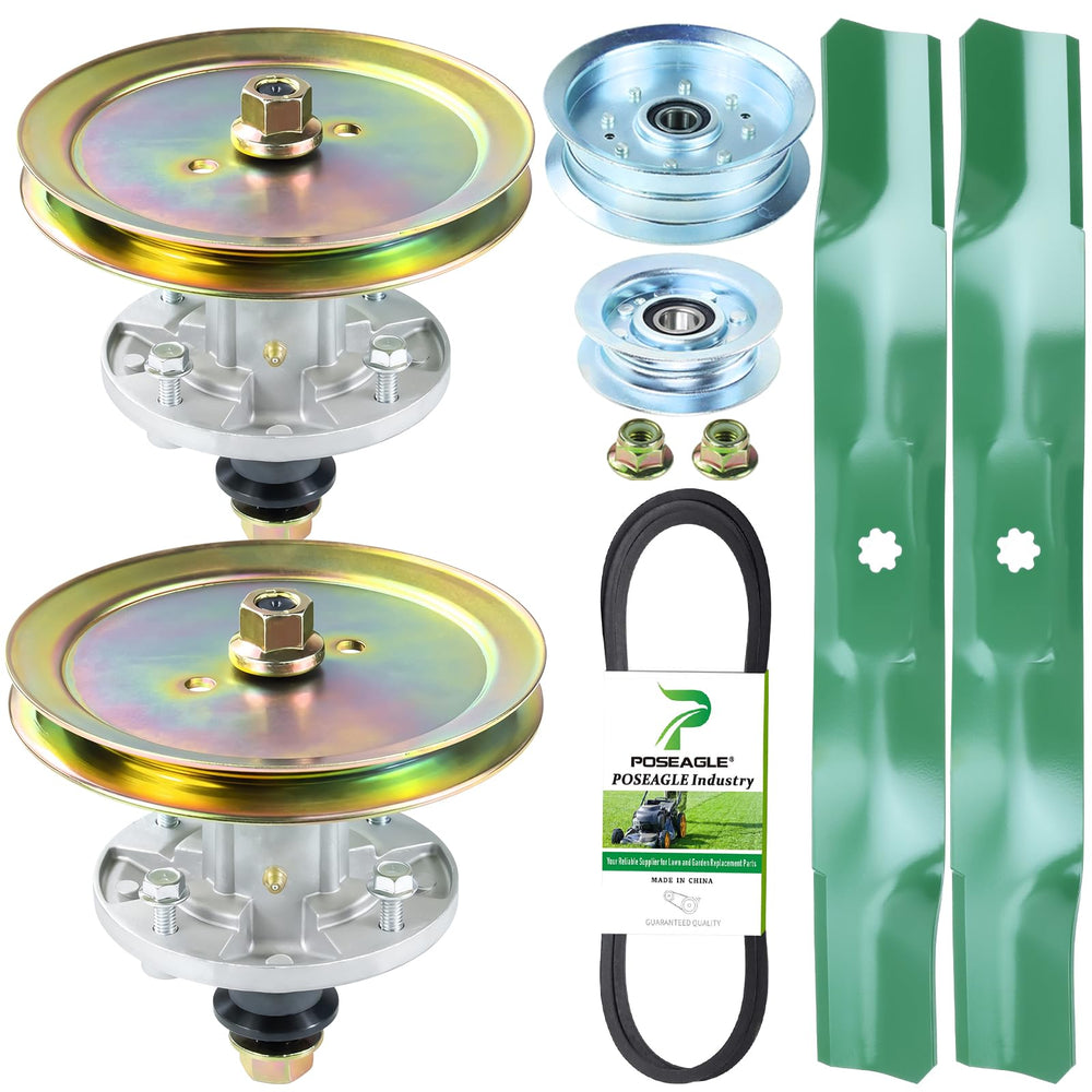 POSEAGLE front assembly view showing complete kit improving deck reliability