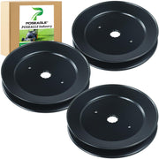 POSEAGLE front view of 153535 3-pack pulleys showing packaging and parts — durable replacement